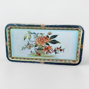 Vintage Daher Decorated Ware Metal Serving Tray 14" x 7" Made in England
